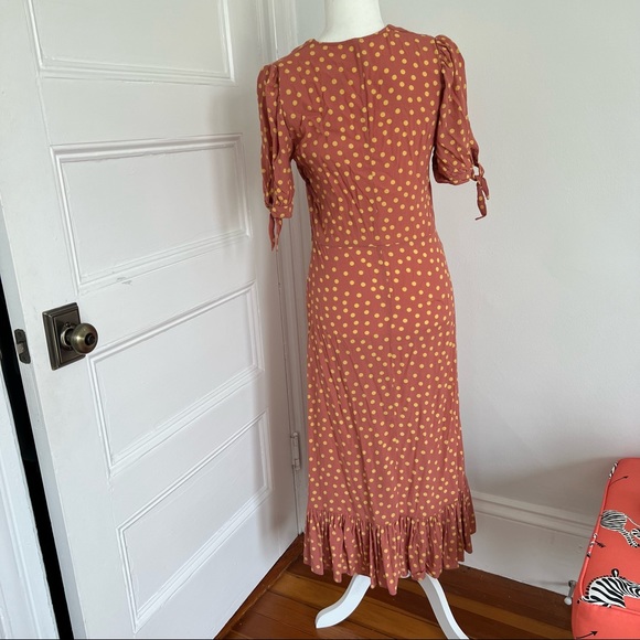 Mango Polka Dot Ruffled Dress - Picture 5 of 12